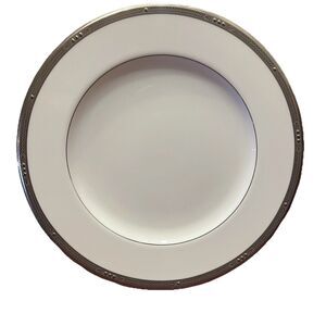Noritake Chatelaine Platinum (2) Dinner Plates, 10 7/8"